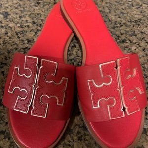 Tory Burch Double T Slide